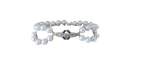 Bracelet Art déco - Bracelet en or 18 ct, platine, saphirs, diamants et perles 58 Facettes 1