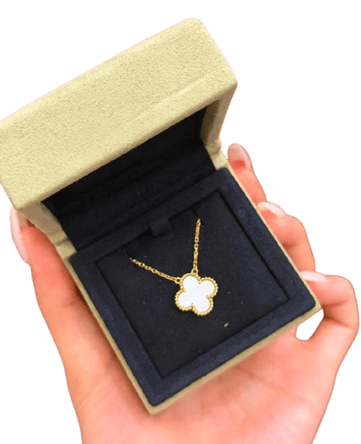 Collier Van Cleef & Arpels Vintage Alhambra - Collier en or jaune et nacre 58 Facettes jnci140