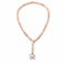 Collier Collier en or blanc et perles de culture rosées 58 Facettes 1.0000899/1
