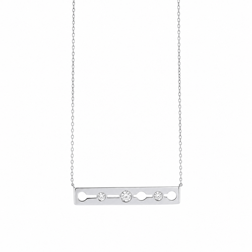 Collier Dinh Van Pulse - Collier en or blanc et diamants 58 Facettes 1.0001380/1