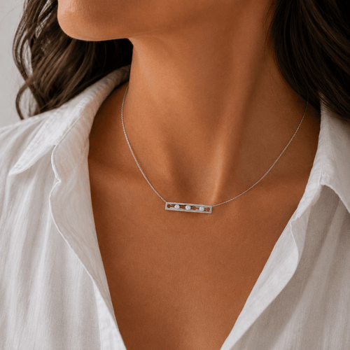 Collier Dinh Van Pulse - Collier en or blanc et diamants 58 Facettes 1.0001380/1