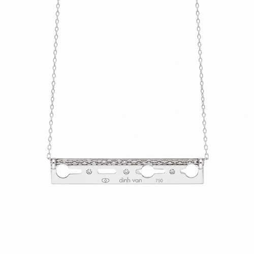 Collier Dinh Van Pulse - Collier en or blanc et diamants 58 Facettes 1.0001380/1