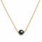 Collier Collier en or jaune avec perle de Tahiti et diamants 58 Facettes 10038/18