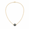 Collier Collier en or jaune avec perle de Tahiti et diamants 58 Facettes 10038/18