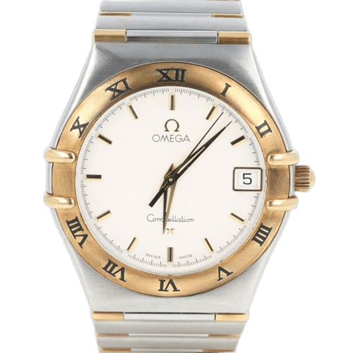 Omega Constellation - Montre en or jaune et acier