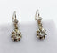Boucles d'oreilles Dormeuses antiques - Boucles d'oreilles en or blanc et diamants 58 Facettes A07375