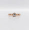 Bague 52 Bague solitaire antique en or rose 18K et diamant 58 Facettes A07437