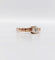 Bague 52 Bague solitaire antique en or rose 18K et diamant 58 Facettes A07437