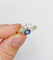 Bague 55 Bague toi et moi serpent en or 18k, diamant poire et saphir 58 Facettes A07351