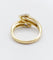 Bague 55 Bague toi et moi serpent en or 18k, diamant poire et saphir 58 Facettes A07351