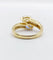 Bague 55 Bague toi et moi serpent en or 18k, diamant poire et saphir 58 Facettes A07351