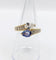 Bague 55 Bague toi et moi serpent en or 18k, diamant poire et saphir 58 Facettes A07351