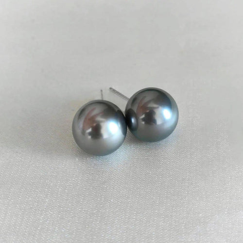 Boucles d'oreilles Underwater - Boucles d'oreilles en or blanc 18K et perles de Tahiti grises 58 Facettes GER1060WG