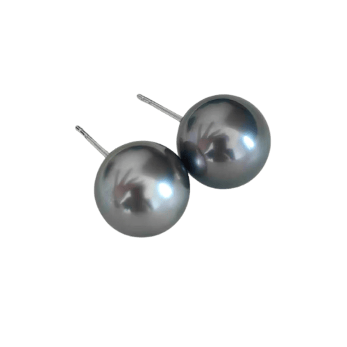 Boucles d'oreilles Underwater - Boucles d'oreilles en or blanc 18K et perles de Tahiti grises 58 Facettes GER1060WG