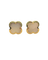 Boucles d'oreilles VCA Pure Alhambra - Boucles d'oreilles en or jaune et nacre 58 Facettes CV-077