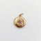 Pendentif Pendentif porte-photo antique en or rose 18k, rubis et diamants 58 Facettes A07411