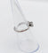 Bague 49 Bague solitaire vintage en or blanc 18k et diamant princesse 58 Facettes A07424