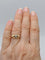 Bague 50 Bague tank en or 18K et platine avec diamant 58 Facettes SADD/31/040