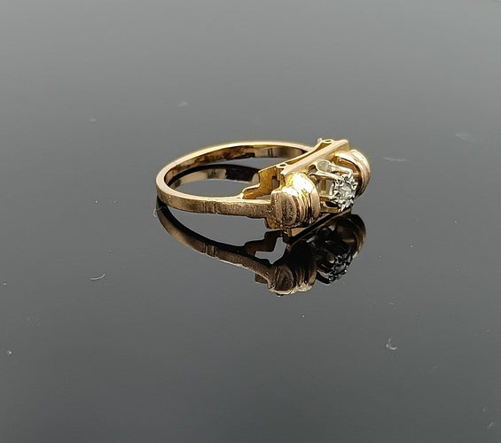 Bague 50 Bague tank en or 18K et platine avec diamant 58 Facettes SADD/31/040