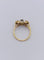 Bague 50 Bague tank en or 18K et platine avec diamant 58 Facettes SADD/31/040