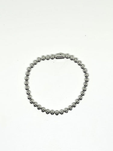 Bracelet Cartier - Bracelet perles de diamants en or blanc 58 Facettes Cartier-6