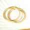 Boucles d'oreilles Vintage - Boucles d'oreilles créoles en or jaune 585 58 Facettes