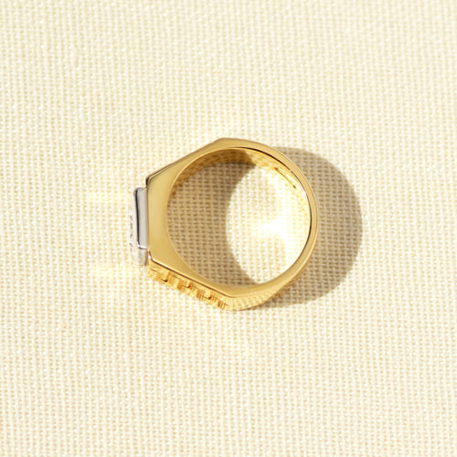 Bague 56 Bague solitaire en or jaune 585 et diamant 0,49 ct 58 Facettes