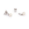 Boucles d'oreilles Boucles d'oreilles transformables en or gris, platine, diamants et perles 58 Facettes BO265