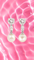 Boucles d'oreilles Boucles d'oreilles transformables en or gris, platine, diamants et perles 58 Facettes BO265