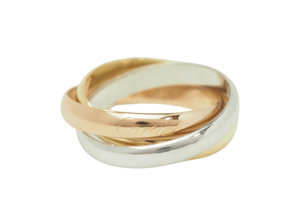 Bague 57 Cartier Trinity Classic - Bague en trois ors 18 carats 58 Facettes 33803