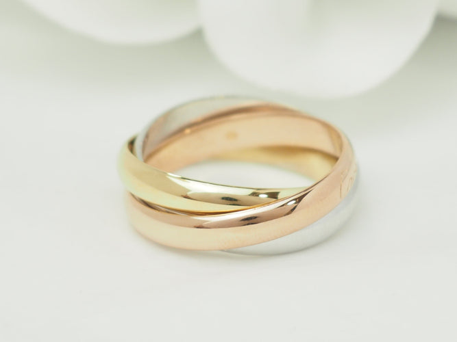 Bague 57 Cartier Trinity Classic - Bague en trois ors 18 carats 58 Facettes 33803