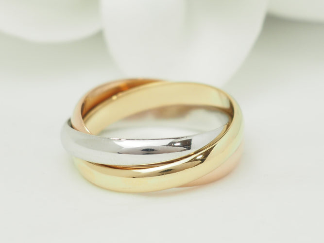 Bague 57 Cartier Trinity Classic - Bague en trois ors 18 carats 58 Facettes 33803