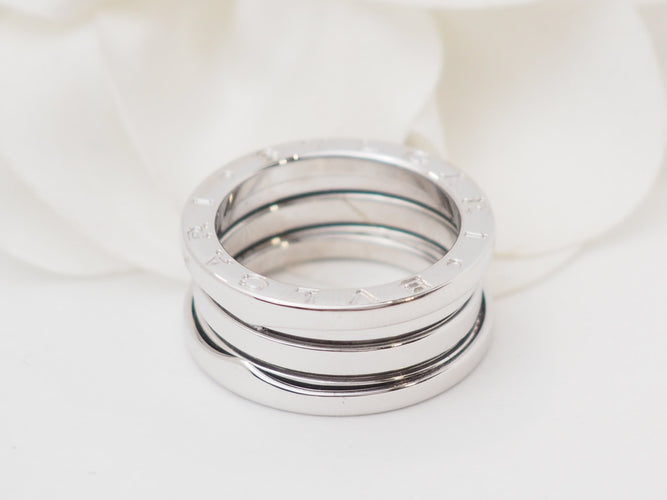 Bague 52 Bvlgari B.ZERO1 - Bague 8 mm en or blanc 58 Facettes 33806