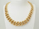 Collier Collier ras de cou gourmette en or jaune 18 carats 58 Facettes 28886