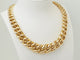 Collier Collier ras de cou gourmette en or jaune 18 carats 58 Facettes 28886