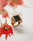Bague 51 Chevalière carrée en onyx et or rouge 750 58 Facettes A12228