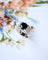 Bague 59 Bague ruban en or blanc 750, saphir ovale et diamants 58 Facettes A12174