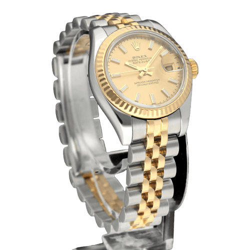Montre Rolex - Montre Lady-Datejust 179173 en or et acier 58 Facettes ROL/LDJ/566