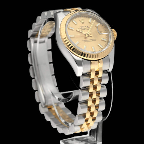 Montre Rolex - Montre Lady-Datejust 179173 en or et acier 58 Facettes ROL/LDJ/566