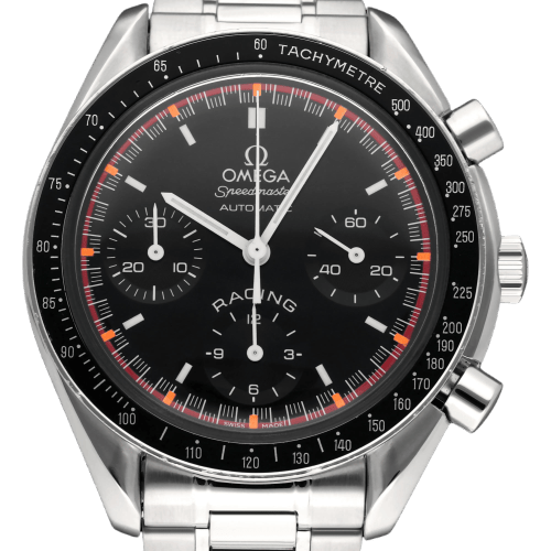 Montre Omega - Montre Speedmaster Racing Schumacher 3518.50.00 en acier 58 Facettes