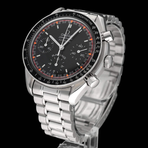 Montre Omega - Montre Speedmaster Racing Schumacher 3518.50.00 en acier 58 Facettes