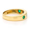 Bague 52 Bague gypsy vintage en or jaune 18 ct, émeraudes et diamants 58 Facettes D02162999F8B4C4A8F8C74761A84DC93