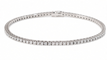 Bracelet Bracelet rivière en or blanc 18 carats avec diamants, 2,50 ct 58 Facettes 32430
