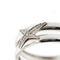 57 Mauboussin Étoilement Divine - Bague double en or blanc et diamants 58 Facettes 38565