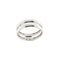 57 Mauboussin Étoilement Divine - Bague double en or blanc et diamants 58 Facettes 38565