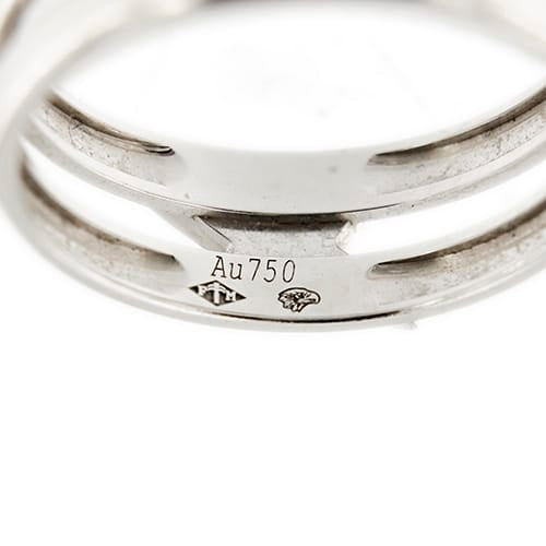 57 Mauboussin Étoilement Divine - Bague double en or blanc et diamants 58 Facettes 38565