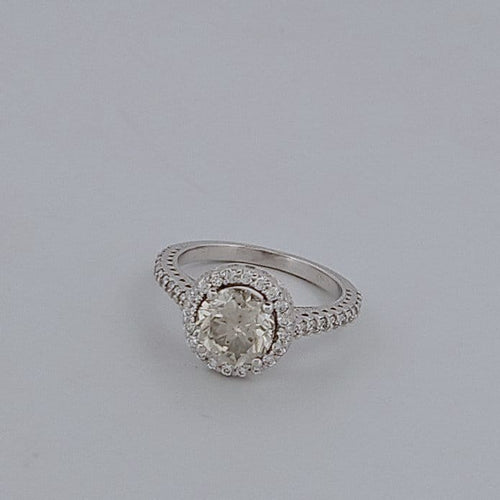Bague 52 Bague en or blanc et diamants 58 Facettes 2779480