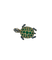 Broche Gübelin - Broche tortue en or jaune, émeraudes, saphirs et diamants 58 Facettes Gubelin