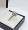 55 Bague fleur en or gris, platine et diamants 58 Facettes SADD/51/0