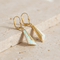 Boucles d'oreilles Boucles d'oreilles en or jaune 585 avec opales australiennes 58 Facettes HJ062610
